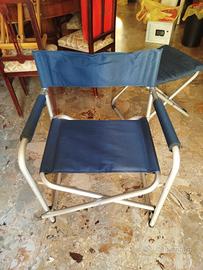 Sedia e sgabello pieghevoli