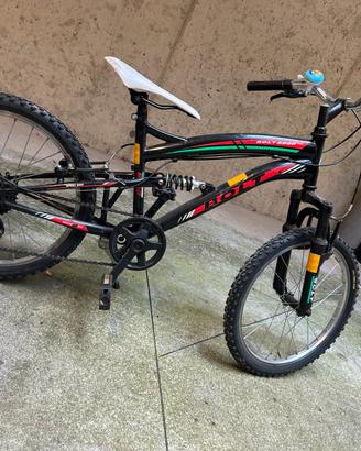 Bici bambino BOLT 20” ammortizzata con cambio