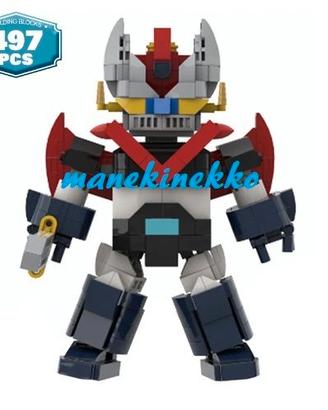 GRANDE MAZINGA Goldrake Robot MOC 497pz tipo Lego