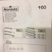 Barre Portapacchi Acciaio Norauto Mod. 100