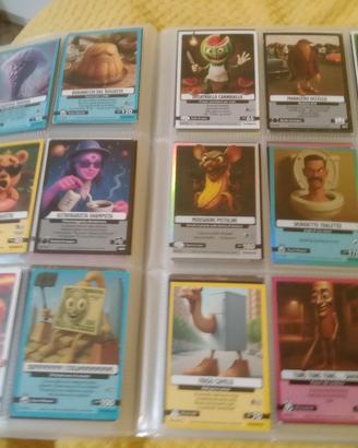 album con carte brainror e pokemon e  altro