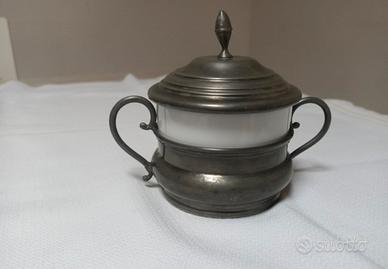 zuccheriera di peltro  a  10€