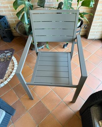 Set sedie da giardino
