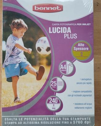 Carta fotografica Lucida plus alto spessore NUOVA