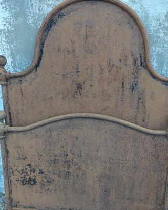 letto singolo in ferro battuto 