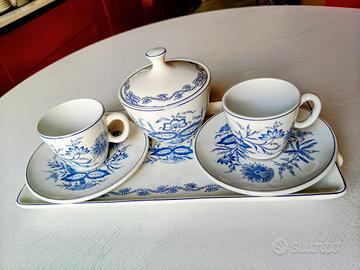 Servizio da caffè ceramica Pozzi vintage 