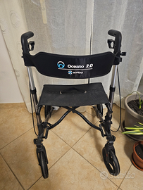 Deambulatore roller pieghevole