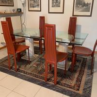 Tavolo vetro cristallo