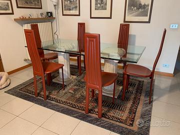 Tavolo vetro cristallo