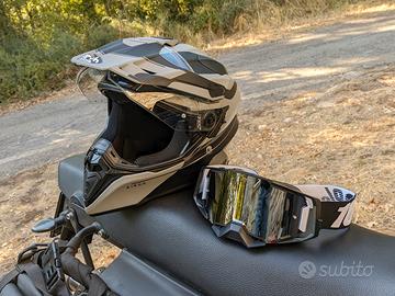 Casco Airoh Commander L - Maschera 100% Armega 