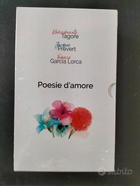 Tagore Prevert Lorca Poesie d'amore cofanetto 