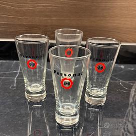 Set 4 Bicchieri Vintage Anni '70 Personal G.B.