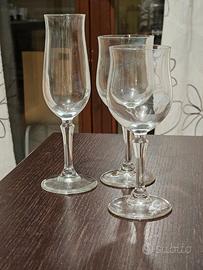 Set di calici vintage italiani