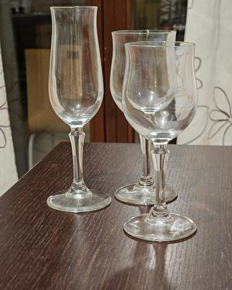 Set di calici vintage italiani