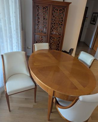tavolo Morelato allungabile con sedie