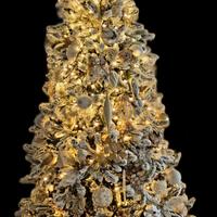 Albero di Natale innevato