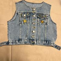 Gilet in denim personalizzato, unico e originale.