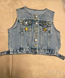 Gilet in denim personalizzato, unico e originale.