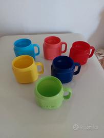 Set 6 Tazzine Nutella Colorate
