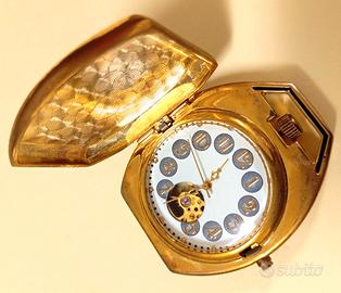 Orologio da tasca "Tonneau, carica manuale, nuovo