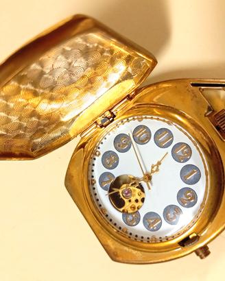Orologio da tasca "Tonneau, carica manuale, nuovo