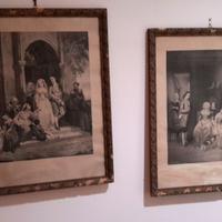 Litografie meta' 800 soggeto "Mariage"