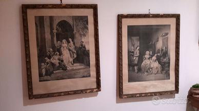 Litografie meta' 800 soggeto "Mariage"