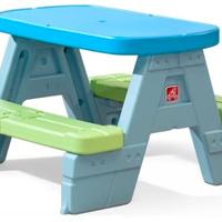 tavolino panca con ombrellone per bambini  Step2