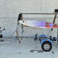 rimorchio optimist kajak canoe surf