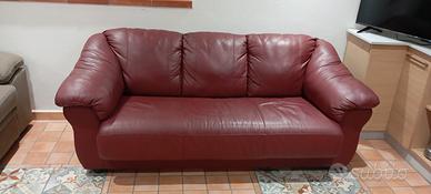 Divano letto in pelle 