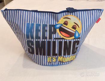 Borsa Emoji Collection ideale da spiaggia