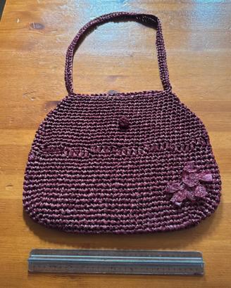 borsa uncinetto fatta a mano