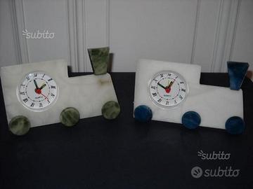 Orologio Treno Alabastro - Lapis - Agata