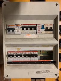 Quadro elettrico con automatici e differenziali