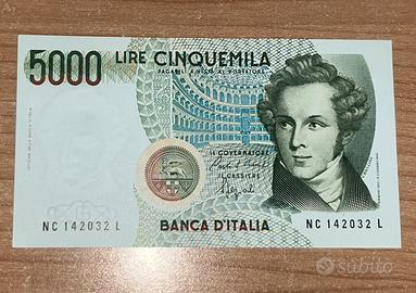Lire 5000 Bellini FDS