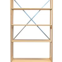 Scaffalatura in legno massello naturale SCANDA