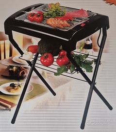 Griglia elettrica acciaio inox NUOVA per barbecue