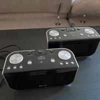 coppia di radiosveglie 