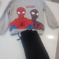tuta spiderman 9/10 anni