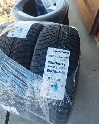 Gomme multistagionali 205-55-16-94v nuove 