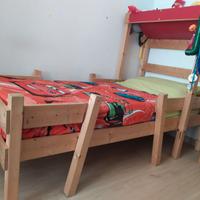 Letto per bambini macchina dei pompieri Wickey
