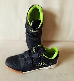 Scarpe Kappa nero, verde flou n.35