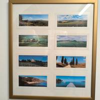 Quadro con paesaggi toscani 