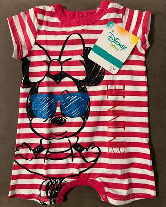 Tutina Disney Minnie baby nuova 3 mesi