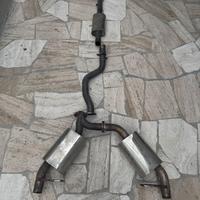 Scarico completo ACCIAIO INOX x Renault Clio 3 RS