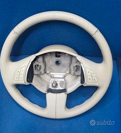 Volante in pelle bianco nuova fiat 500