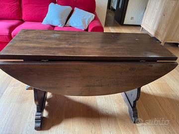 Tavolo massello rotondo/fratino