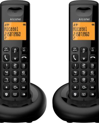 ALCATEL E160 Duo - Telefono Fisso Cordless DECT