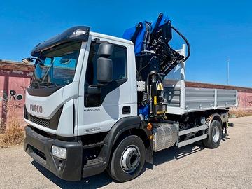 IVECO 160 E 22 EURO 6 CON GRU 17.0 + JIB E RADIO C