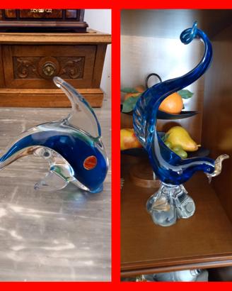 arredamento sculture in vetro Murano